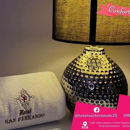 Hotel San Fernando Портовьехо Экстерьер фото